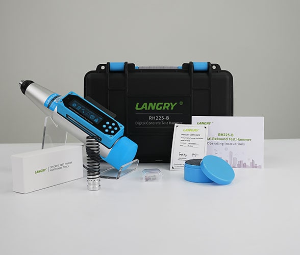 Digital Concrete Test Hammer RH225 B 4 min